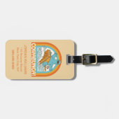 Cookie Monster Cowabunga! Gepäckanhänger (Vorderseite horizontal)