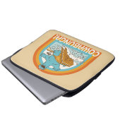 Cookie Monster Cowabunga! Laptopschutzhülle (Vorne Knopf)