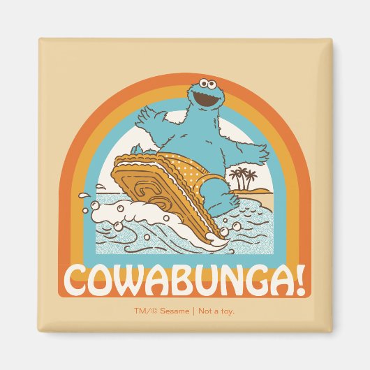 Cookie Monster Cowabunga! Magnet (Vorne)