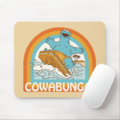 Cookie Monster Cowabunga! Mousepad (Mit Mouse)
