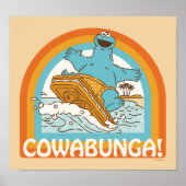 Cookie Monster Cowabunga! Poster (Vorne)