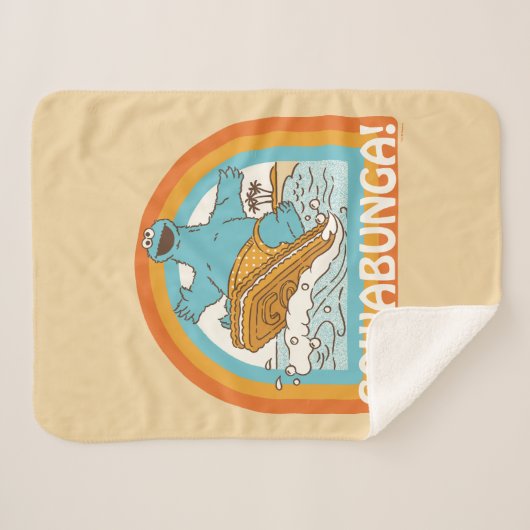 Cookie Monster Cowabunga! Sherpadecke (Vorderseite (Horizontal))