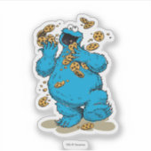Cookie Monster Crazy Cookies Aufkleber (Vorderseite)