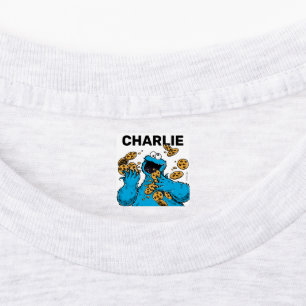 Cookie Monster Crazy Cookies Etiketten