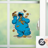 Cookie Monster Crazy Cookies Fensteraufkleber (Zuhause)