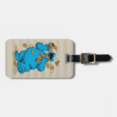 Cookie Monster Crazy Cookies Gepäckanhänger (Vorderseite horizontal)