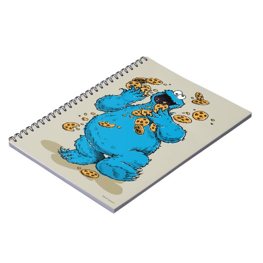 Cookie Monster Crazy Cookies Notizblock (Linke Seite)