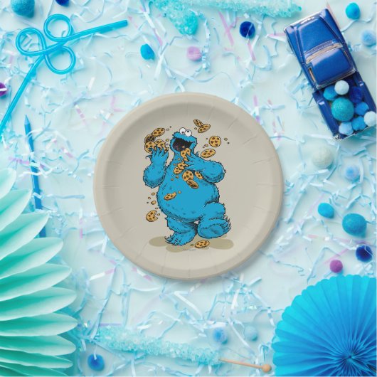 Cookie Monster Crazy Cookies Pappteller (Party)