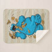 Cookie Monster Crazy Cookies Sherpadecke (Vorderseite (Horizontal))