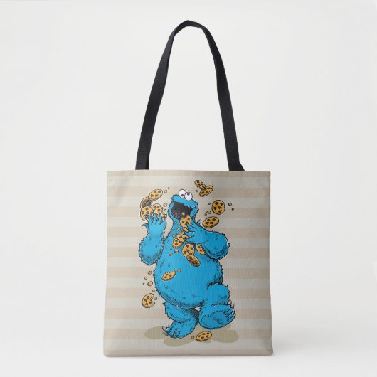 Cookie Monster Crazy Cookies Tasche (Vorderseite)