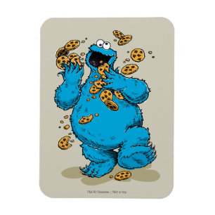 Cookie Monster Crazy Kekse Magnet