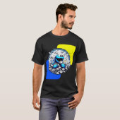 Cookie-Monster, der einen Riesenschokoladenchip li T-Shirt (Vorne ganz)