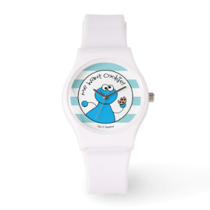 Cookie Monster Doodley Graphic Armbanduhr