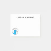 Cookie Monster Doodley Graphic Post-it Klebezettel (Vorderseite)