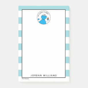 Cookie Monster Doodley Graphic Post-it Klebezettel