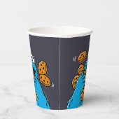 Cookie Monster Eating All the Cookies Pappbecher (Rechts)