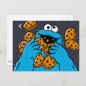 Cookie Monster Eating All the Cookies Postkarte (Vorne/Hinten)