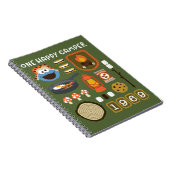 Cookie Monster | Ein glücklicher Camper Notizblock (Rechte Seite)