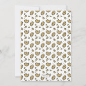 Cookie Monster | Ein hartes Keks Geburtstag Einladung (Rückseite)