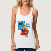 Cookie Monster & Elmo | Ha Ha Yeah Tank Top (Vorderseite)