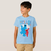 Cookie Monster & Elmo Hallo! T-Shirt (Vorne ganz)
