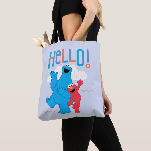 Cookie Monster & Elmo Hallo! Tasche (Von Nahem)