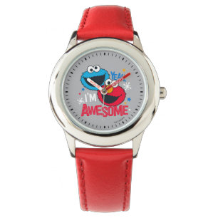 Cookie Monster & Elmo   Ja, ich bin Phantastisch Armbanduhr