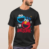 Cookie Monster & Elmo | Ja, ich bin Phantastisch T-Shirt (Vorderseite)