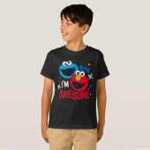 Cookie Monster & Elmo | Ja, ich bin Phantastisch T-Shirt (Vorne ganz)
