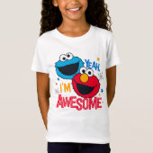 Cookie Monster & Elmo | Ja, ich bin Phantastisch T-Shirt (Vorderseite)