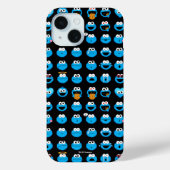 Cookie Monster Emoji Pattern Case-Mate iPhone Hülle (Rückseite)