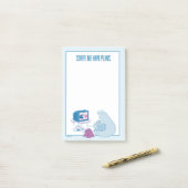 Cookie Monster | Entschuldigung, ich habe Pläne Post-it Klebezettel (Auf Schreibtisch)