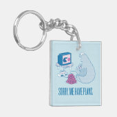 Cookie Monster | Entschuldigung, ich habe Pläne Schlüsselanhänger (Vorderseite links)