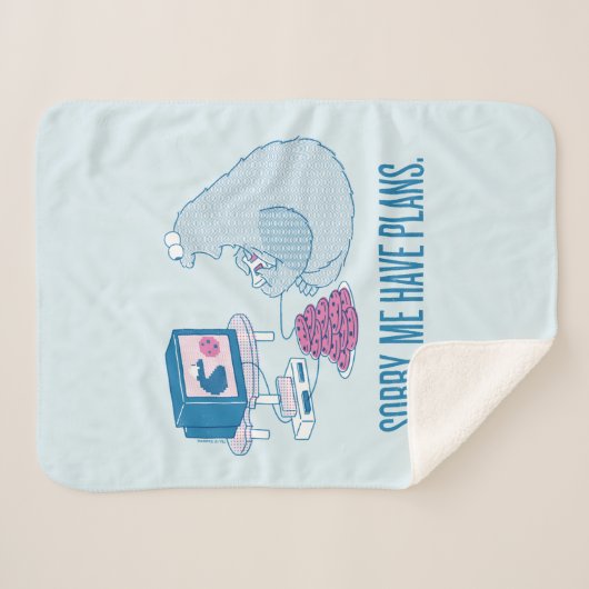 Cookie Monster | Entschuldigung, ich habe Pläne Sherpadecke (Vorderseite (Horizontal))