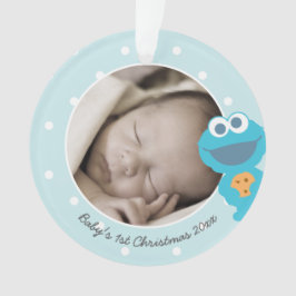 Cookie Monster | Erste Weihnachten - Name hinzufüg Ornament