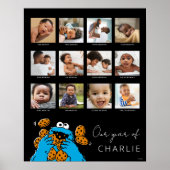 Cookie Monster | Erstes Jahr des Kindes - FotoColl Poster (Vorne)