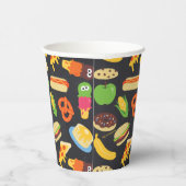 Cookie Monster Feinschmecker LKW-Halbpension Pappbecher (Rechts)