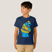 Cookie Monster | Fireman Costume T-Shirt (Vorne ganz)