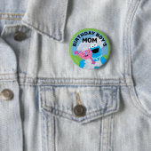 Cookie Monster Food Truck Birthday Boy's Mama Button (Beispiel)