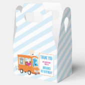 Cookie Monster Food Truck Geburtstag Geschenkschachtel (Geöffnet)