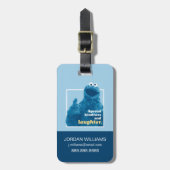Cookie Monster | Freude und Lachen verbreiten Gepäckanhänger (Vorderseite vertikal)