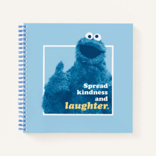 Cookie Monster Freude und Lachen verbreiten Notizblock
