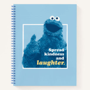 Cookie Monster Freude und Lachen verbreiten Notizblock