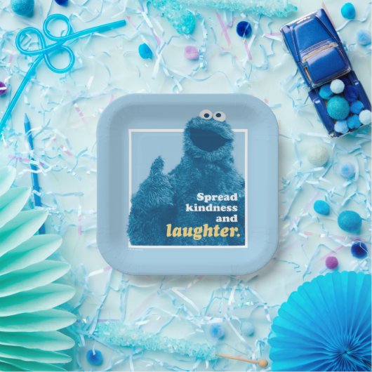 Cookie Monster | Freude und Lachen verbreiten Pappteller (Party)