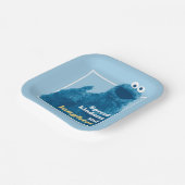 Cookie Monster | Freude und Lachen verbreiten Pappteller (Gewinkelt)