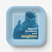 Cookie Monster | Freude und Lachen verbreiten Pappteller (Vorderseite)