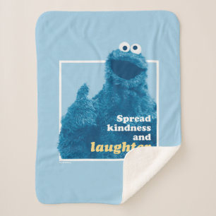 Cookie Monster Freude und Lachen verbreiten Sherpadecke