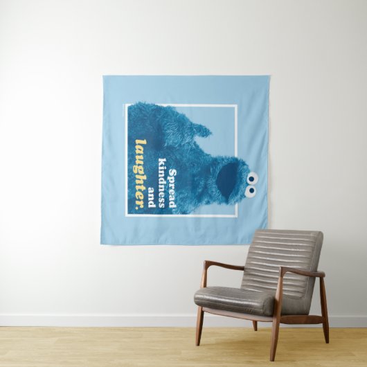 Cookie Monster | Freude und Lachen verbreiten Wandteppich (Beispiel (Horizontal))