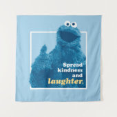 Cookie Monster | Freude und Lachen verbreiten Wandteppich (Vorderseite)