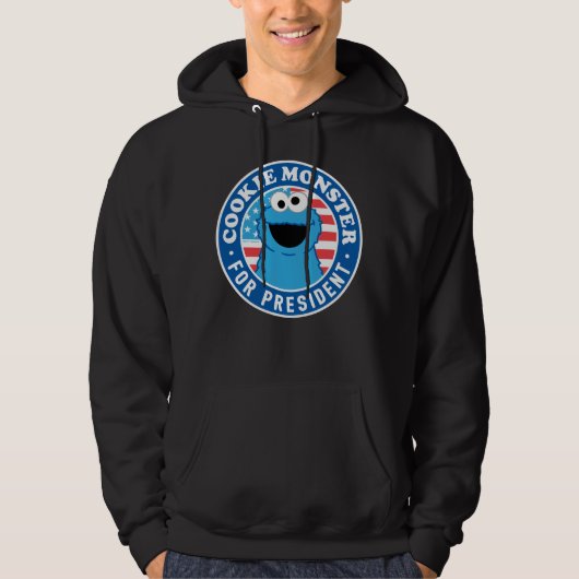 Cookie Monster für den Präsidenten Hoodie (Vorderseite)